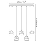 Mushroom Cluster Chandelier