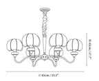 Mushroom Fabric Chandelier