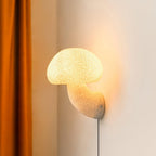 Mushroom Resin Plug - in Wall Lamp