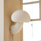 Mushroom Resin Plug - in Wall Lamp