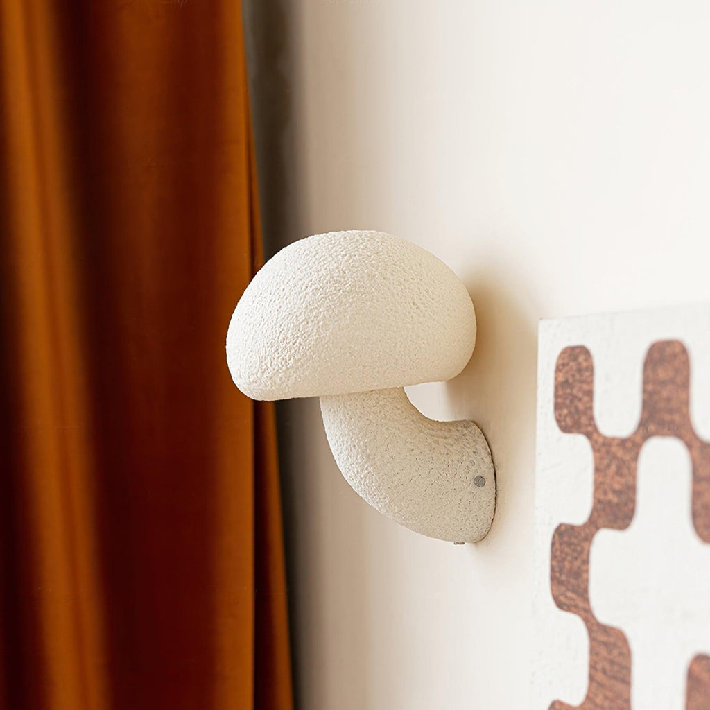 Mushroom Resin Plug - in Wall Lamp