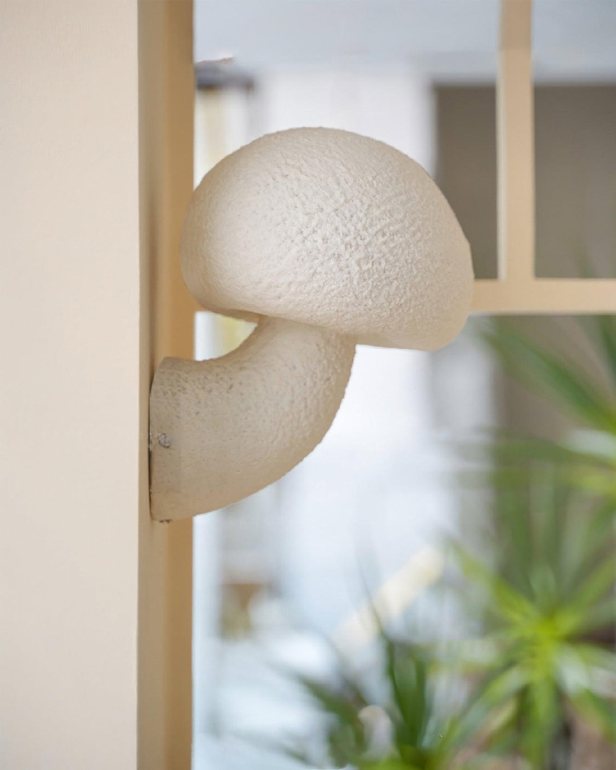 Mushroom Resin Plug - in Wall Lamp
