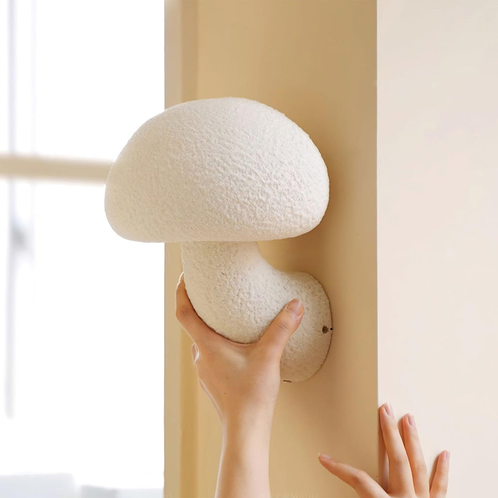 Mushroom Resin Plug - in Wall Lamp