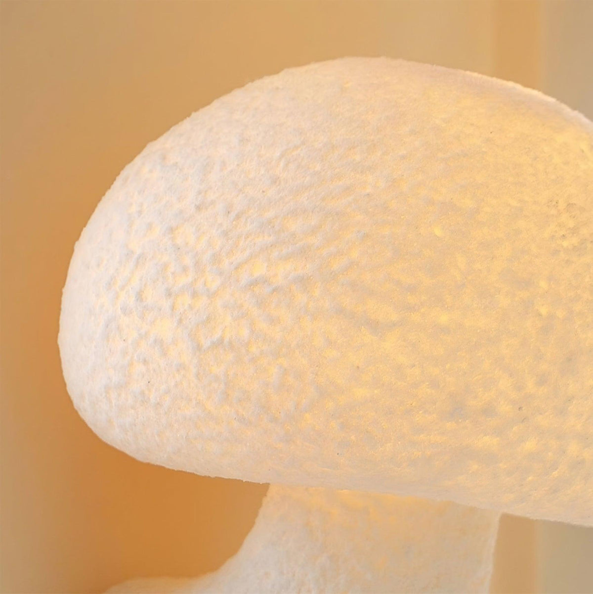 Mushroom Resin Plug - in Wall Lamp