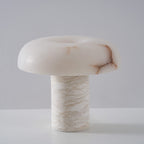 Mushroom Type Alabaster Table Lamp