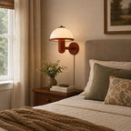 Mushroom Wood Wall Lamp