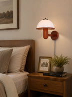 Mushroom Wood Wall Lamp