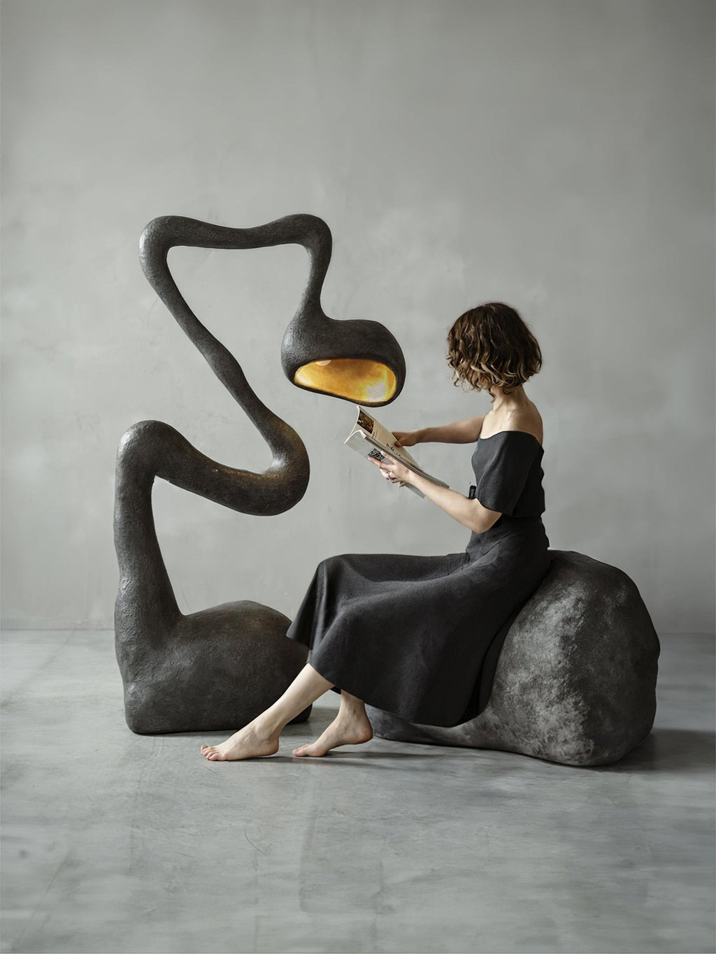 Myrrh Sculpture Floor Lamp