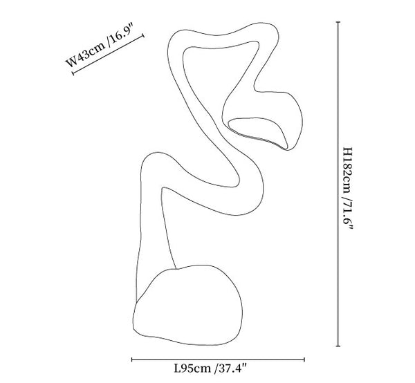 Myrrh Sculpture Floor Lamp