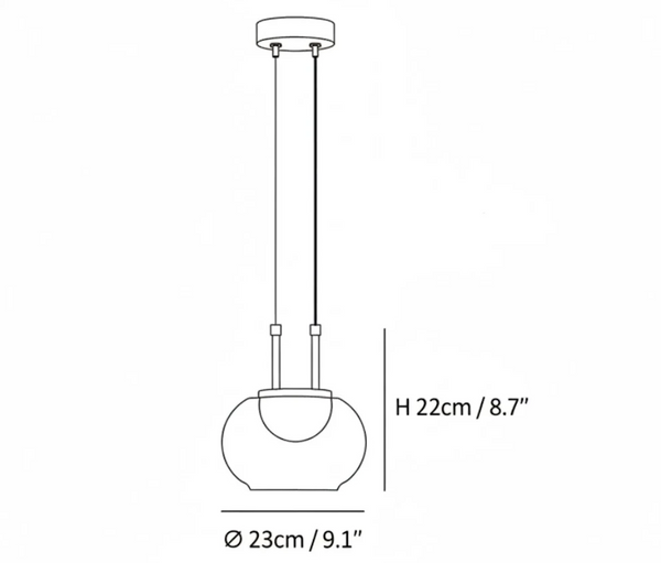 Mystique Halo Pendant Light