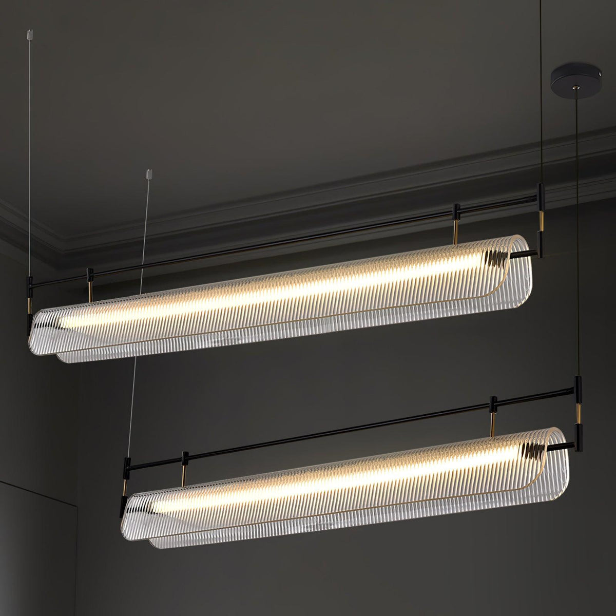 Linear Strip Chandelier