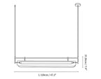 Linear Strip Chandelier