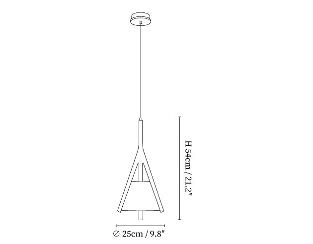Nanzhi Wood Pendant Lamp
