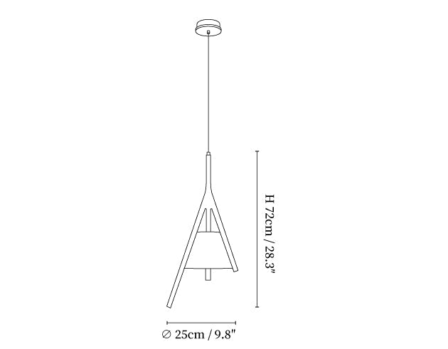 Nanzhi Wood Pendant Lamp