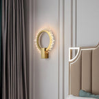 Natural Crystal Wall Lamp