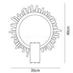 Natural Crystal Wall Lamp