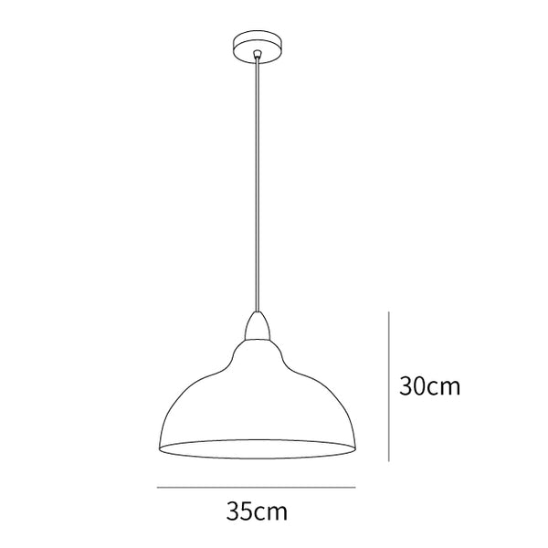 Natural Rustic Pendant Lamp