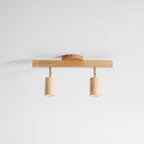 Natural Wood Beam Spotlight Light
