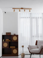 Natural Wood Beam Spotlight Light