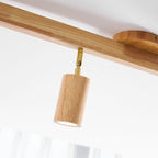 Natural Wood Beam Spotlight Light