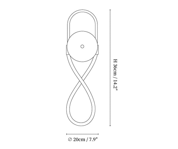 Necklace Loop Wall Lamp