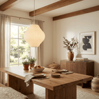 Bubble Mulberry Silk Pendant Lamp