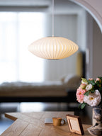 Bubble Mulberry Silk Pendant Lamp