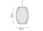 Crisscross Bubble Pendant Light
