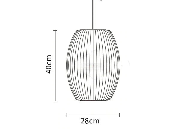 Crisscross Bubble Pendant Light