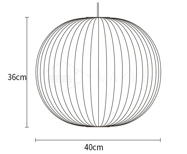Crisscross Bubble Pendant Light
