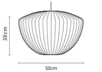 Crisscross Bubble Pendant Light