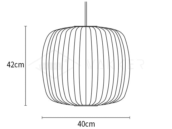 Crisscross Bubble Pendant Light