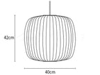 Crisscross Bubble Pendant Light