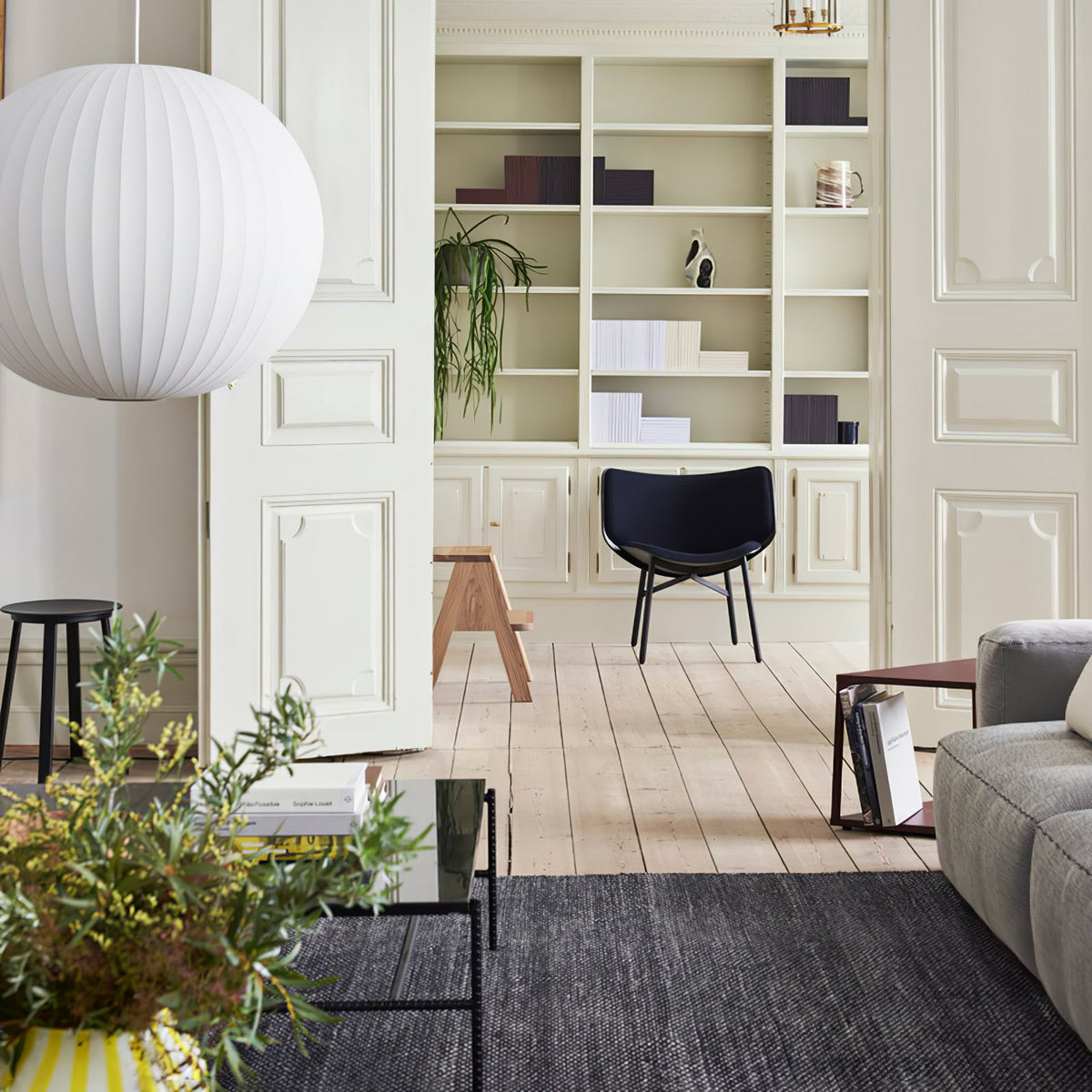 Bubble Swing Arm Pendant Lamp