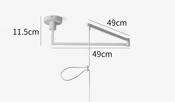 Bubble Swing Arm Pendant Lamp
