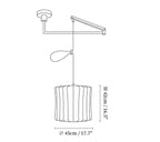 Bubble Swing Arm Pendant Lamp