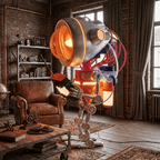 Neo Scout Robot Sculpture