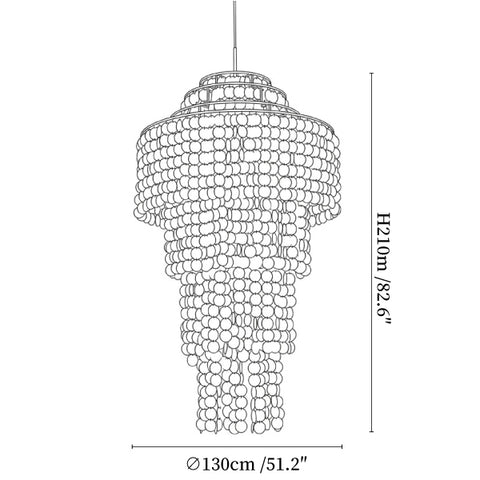 Nerida Shell Chandelier