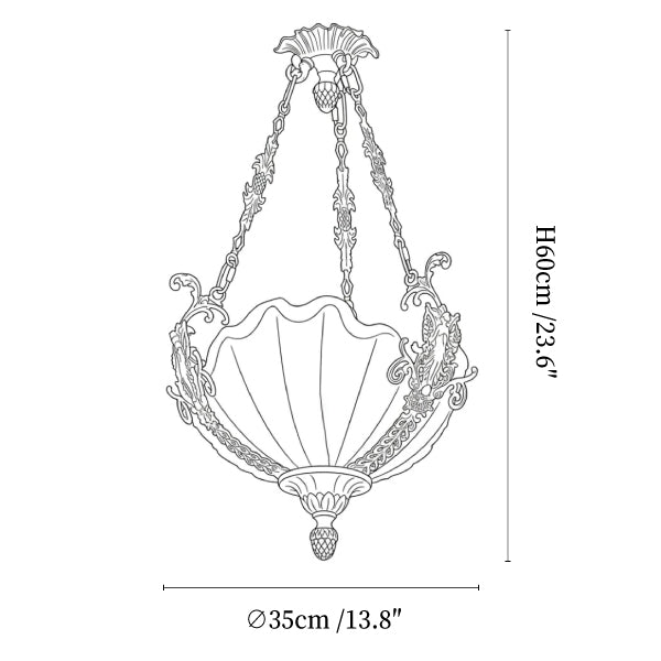 Nerina Brass Chandelier