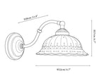 Nerina Pierced Ceramic Wall Sconce