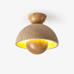 Nerio Travertine Ceiling Light