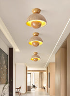 Nerio Travertine Ceiling Light