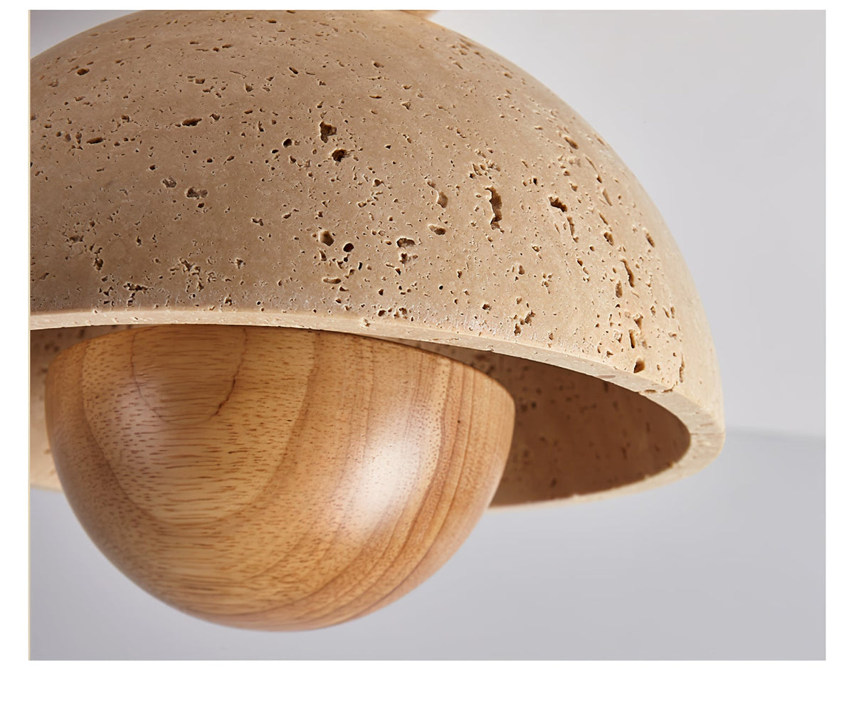 Nerio Travertine Ceiling Light