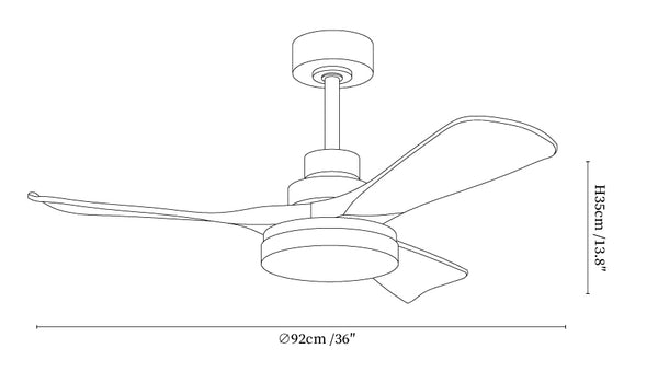 Nilo Modern Ceiling Fan Light