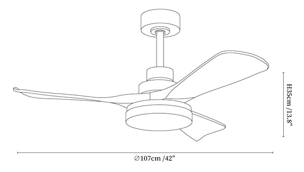 Nilo Modern Ceiling Fan Light