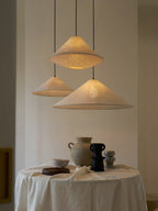 Nimbus Linen Cone Pendant Light