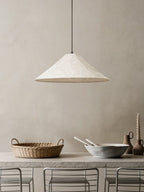 Nimbus Linen Cone Pendant Light