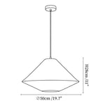 Nimbus Linen Cone Pendant Light