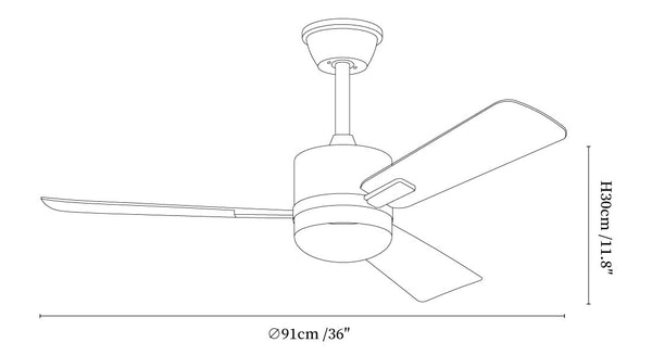Nimora Ceiling Fan Light