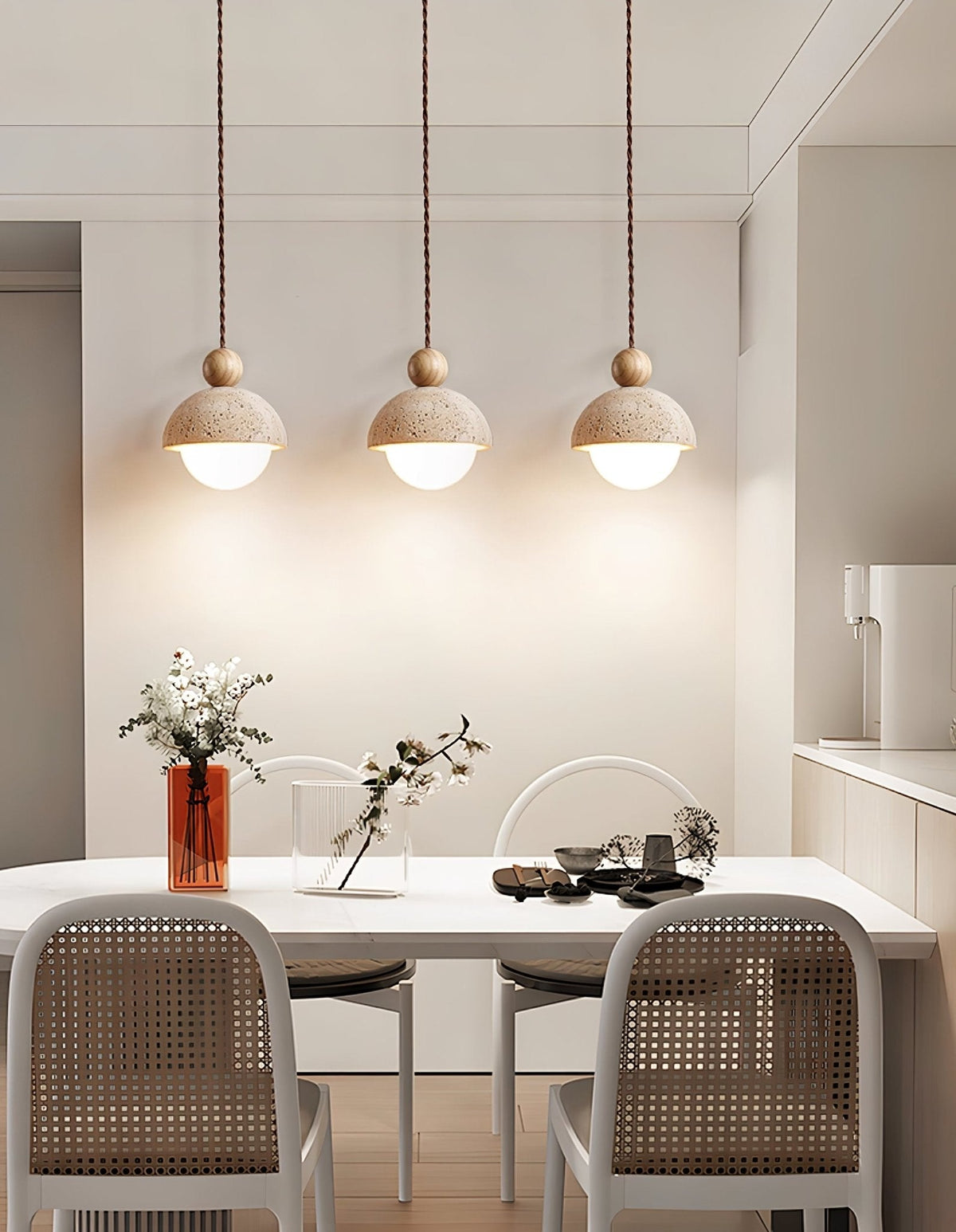 Niva Travertine Pendant Light